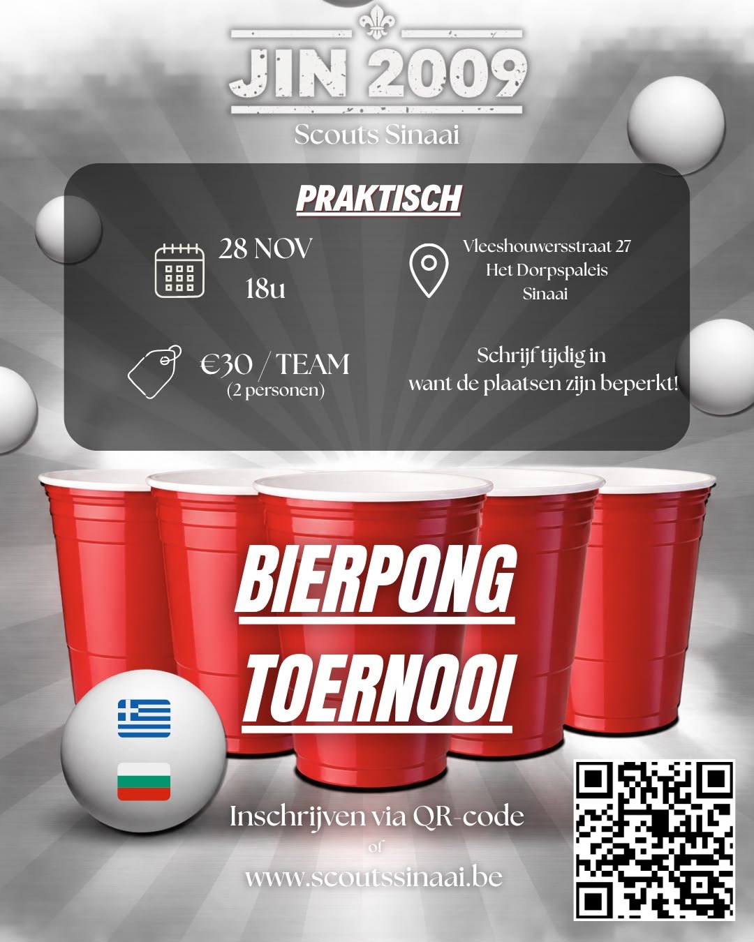 Bierpong toernooi JIN ’09